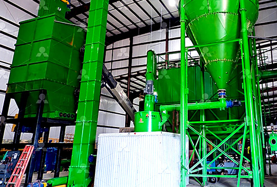 Проект пиролиза шин 2T/H Carbon Black Project в США